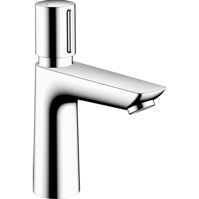 Hansgrohe Talis e Wastafelmengkraan zelfsluitend - met temperatuurcontrole - hoogglans chroom