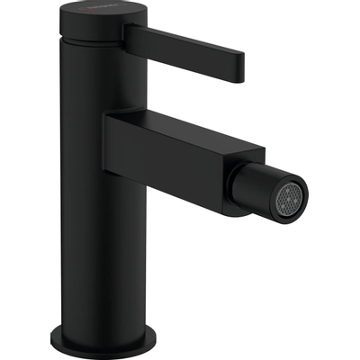 Hansgrohe Finoris Robinet de bidet avec bonde pop-up mat noir