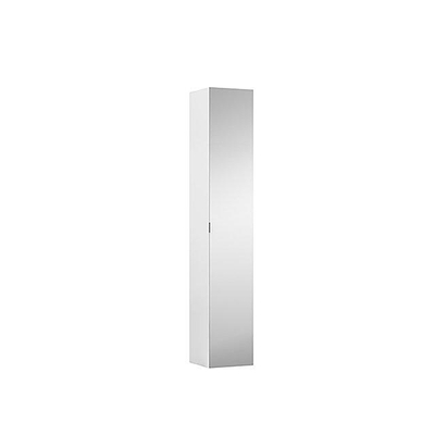 Laufen Space Armoire colonne avec 1 porte miroir 30x170x30cm gauche/droite blanc mat