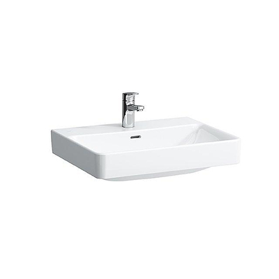 Laufen Pro s Lavabo 60x46cm 1 trou de robinet avec trop-plein avec LCC Blanc