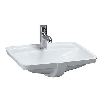 Laufen Pro a lavabo à encastrer avec trou pour robinet 51x42cm blanc
