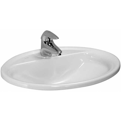 Laufen Pro B lavabo à poser 56x44x18.5cm 1 trou de robinet sans trop-plein céramique blanc