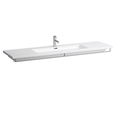 Laufen Living Square Lavabo 180x48cm 1 trou de robinet avec trop-plein Blanc