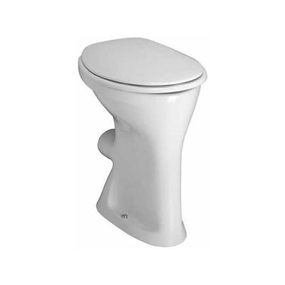 Laufen Albanova WC au sol 48x35x50cm à chasse plate évacuation PK rehaussé céramique blanc