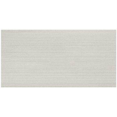 Atlas Concorde 3D Wall Carve Wandtegel - 80x40cm - 8.5mm - gerectificeerd - Chisel Pearl (Grijs)