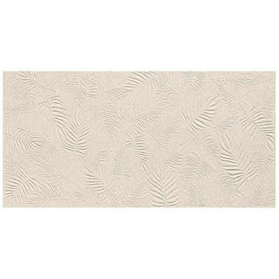 Atlas Concorde 3D Wall Carve Carrelage mural - 40x80cm - 8,5mm - rectifié - Leaf ivory