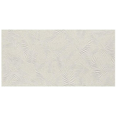 Ceralto Silevo Mineral Wall Carve Carrelage mural - 40x80cm - 8.5mm - rectifié - Leaf pearl