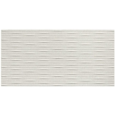 Atlas Concorde 3D Wall Carve Wandtegel - 40x80cm - 8.5mm - gerectificeerd - Whittle pearl