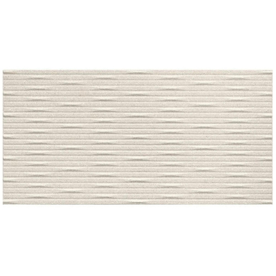 Ceralto Silevo Mineral Wall Carve Carreau mural - 40x80cm - 8.5mm - rectifié - Whittle ivory