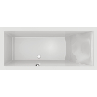 WaveDesign by Wisa Cerus Baignoire encastrable 190x90cm Acrylique rectangle brillant blanc