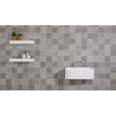 Ceralto Cavino Blend Carreau de sol - 14.6x14.6cm - 7.5mm - Cool grey grain