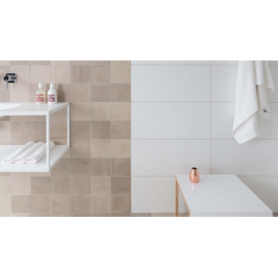 Ceralto Cavino Blend Carrelage de sol - 14.6x14.6cm - 7.5mm - argile beige moyen