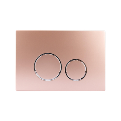 Starbluedisc doppio panneau de commande pour Réservoir WC geberit up100/up320 chrome/or rose