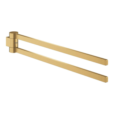 Grohe Selection Handdoekhouder - 40cm - dubbel - draaibaar - brushed cool sunrise (goud)