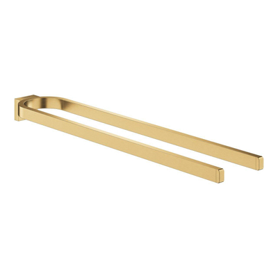 Grohe Selection Handdoekhouder - 36cm - dubbel - niet draaibaar - brushed cool sunrise (goud)