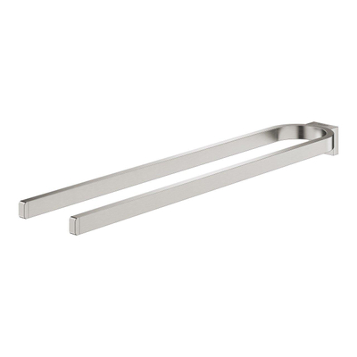 GROHE Selection Porte-serviettes - 36 cm - double - non pivotant - supersteel