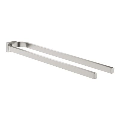 Grohe Selection Handdoekhouder - 36cm - dubbel - niet draaibaar - Supersteel (RVS)
