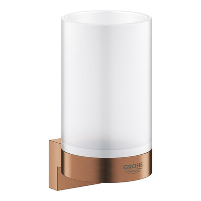 Grohe Selection Wandhouder - voor zeepdispenser/glas - brushed warm sunset (koper)