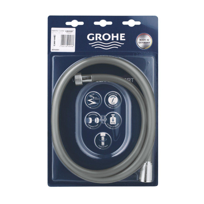 GROHE vitalioflex Flexible de douche Comfort 1/2x150cm anti-cassure et raccord Twistfree chrome