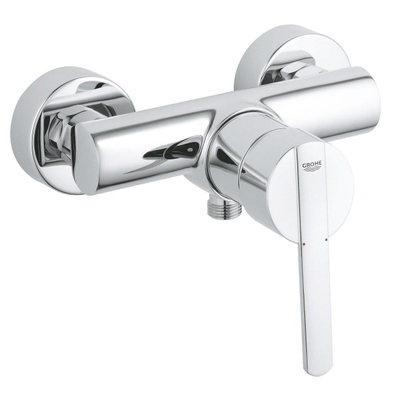 Grohe Feel Douchekraan - met koppelingen - chroom