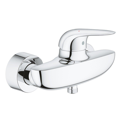 Grohe Wave New Douchekraan - met koppelingen - chroom