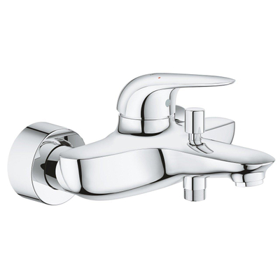 Grohe Wave New Badkraan - met omstel - met koppelingen - chroom