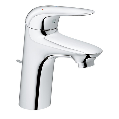 GROHE Wave wastafelkraan - m-size - opbouw - met trekwaste - chroom