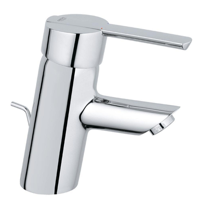 GROHE Feel wastafelkraan - s-size - opbouw - voorsprong 10.5cm - met trekwaste - chroom