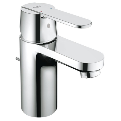 GROHE Get wastafelkraan - opbouw - 1-gats - voorsprong 9cm - eengreeps - met trekwaste - chroom