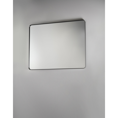 Royal Plaza Intent Miroir rectangulaire avec coins arrondis 80x80cm noir mat