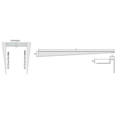 Aco ShowerStep cm Mat Zwart