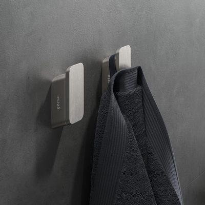 Geesa Shift Patère pour serviette medium inox brossé