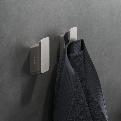 Geesa Shift Patère pour serviette medium inox brossé