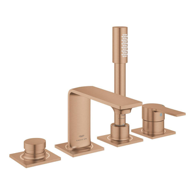 GROHE Allure badrandcombinatie met handdouche Brushed Warm Sunset