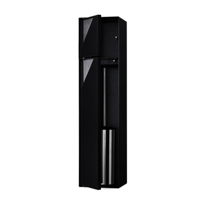 Looox special collection brosse encastrée carrelable 2 portes noir mat