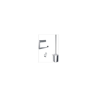 Emco Flow Toilet accessoireset - 3delig - Chroom