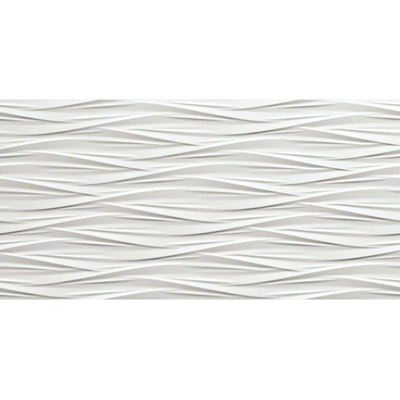 Atlas Concorde 3D Wall Design Carreau de sol et mural - 80x40cm - 10mm - rectifié - Wind White (Blanc)