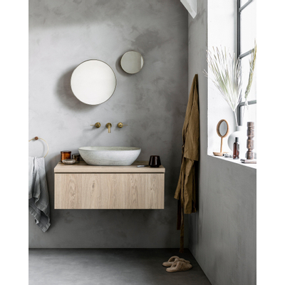 Royal Plaza Dora badthermostaat met hendels bronze met handdouche set SHOWROOMMODEL