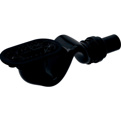 Geberit Sestra Sifon - douchebak sestra - waterslot - 50mm - PE - glans zwart