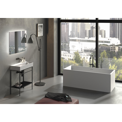 Royal plaza Cadens lavabo 80x46,5cm 1 trou de robinet avec trop-plein blanc