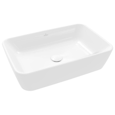 Villeroy & Boch Architectura opzetwastafel - 60x40.5cm - zonder kraangat - zonder overloop - White Alpine (glans wit)