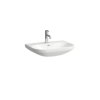 Laufen Lua lavabo 65x46x20,7cm 0 trous de robinet avec traitement anticalcaire Céramique blanc