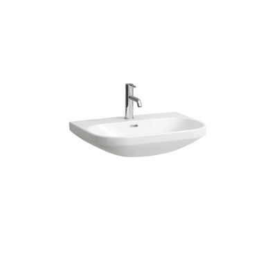 Laufen lua lavabo 65x46x20.7cm 0 robinetterie avec traitement anti-calcaire céramique blanc