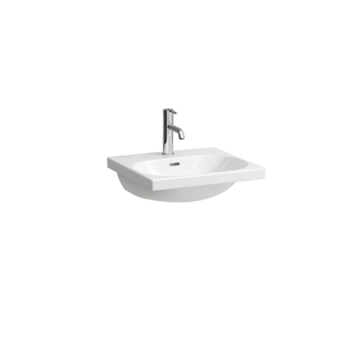 Laufen Lua lavabo 50x46x20.7cm 1 trou de robinet dessous rectifié avec traitement anticalcaire Céramique blanc