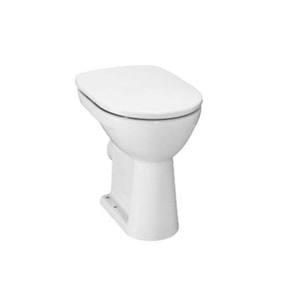 Jika Lyraplus WC au sol surélevé +6 à chasse plate pk avec 4 trous de vis blanc