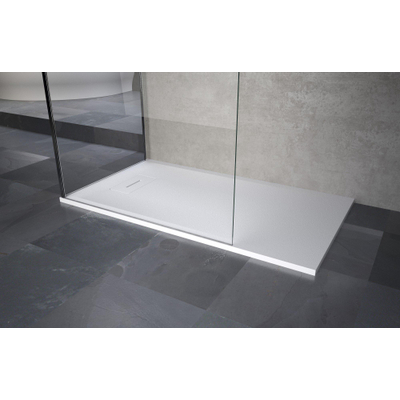Novellini Novosolid Receveur de douche 160x80x3.5cm 90cm rectangulaire Blanc