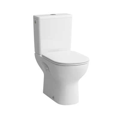 Laufen lua wc duoblock 36x65x42cm à chasse profonde sans rebord ao sans anti-calcaire céramique pergamon