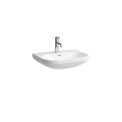 Laufen lua lavabo 60x46x20.7cm 1 trou pour robinet avec céramique anti-calcaire blanc
