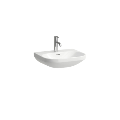Laufen lua lavabo 55x46x20.7cm 0 robinetterie avec traitement anti-calcaire céramique blanc