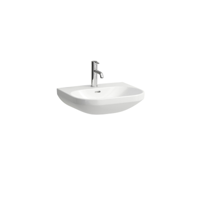Laufen Lua Lavabo 55x46x20.7cm 1 trou de robinet sans traitement anticalcaire Céramique Blanc